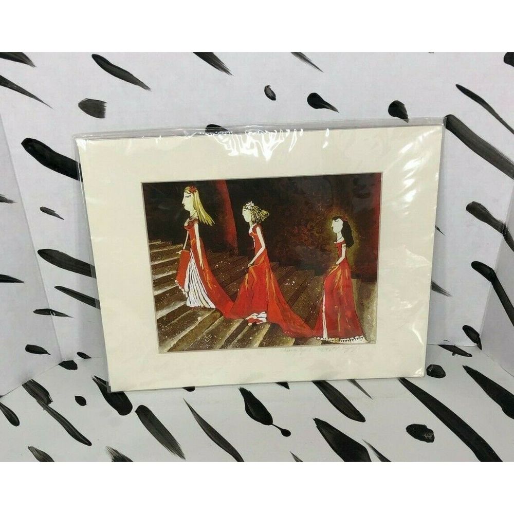 Alina Eydel Prosession in Red Print Authentic
